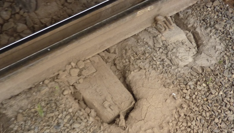 Figure 6: Track pumping at location of derailment